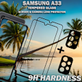 Miniatyrbillede 2 af 5: 2-Pack SAMSUNG A33 Skærmbeskyttelse & 2-Pack linsebeskyttelse - Hærdet Glas 9H - Super kvalitet 3D