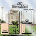 Miniatyrbillede 4 af 5: 2-Pack SAMSUNG GALAXY A33 Skærmbeskyttelse - Hærdet Glas 9H - Super kvalitet 3D