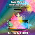 Miniatyrbillede 5 af 5: 1-Pack SAMSUNG S22 PLUS Skærmbeskyttelse & 1-Pack linsebeskyttelse - Hærdet Glas 9H - Super kvalitet 3D