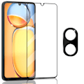 Miniatyrbillede 1 af 7: 1-Pack XIAOMI REDMI 13C Skærmbeskyttelse & 1-Pack linsebeskyttelse - Hærdet Glas 9H - Super kvalitet 3D