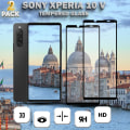 Miniatyrbillede 1 af 5: 2-Pack SONY XPERIA 10 V Skærmbeskyttelse - Hærdet Glas 9H - Super kvalitet 3D