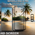 Miniatyrbillede 3 af 5: 2-Pack MOTOROLA EDGE 20 PRO Skærmbeskyttelse & 1-Pack linsebeskyttelse - Hærdet Glas 9H - Super kvalitet 3D