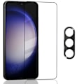 Miniatyrbillede 1 af 7: 1-Pack SAMSUNG S23 PLUS Skærmbeskyttelse & 1-Pack linsebeskyttelse - Hærdet Glas 9H - Super kvalitet 3D