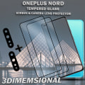 Pikkukuva 4 / 5: 2-Pack ONEPLUS NORD Näytönsuoja & 2-Pack linssinsuoja - Karkaistu Lasi 9H - Super laatu 3D