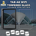 Miniatyrbillede 1 af 5: 2-Pack SAMSUNG GALAXY TAB A8 Skærmbeskyttelse - Hærdet Glas 9H - Super kvalitet 3D