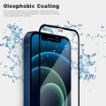Miniatyrbillede 2 af 4: 1-Pack IPHONE 12 / 12 PRO Skærmbeskyttelse - Hærdet Glas 9H - Super kvalitet 3D
