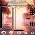 Miniatyrbillede 1 af 5: 2-Pack SAMSUNG A42 Skærmbeskyttelse & 2-Pack linsebeskyttelse - Hærdet Glas 9H - Super kvalitet 3D