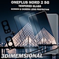 Miniatyrbillede 4 af 5: 2-Pack ONEPLUS NORD 2 Skærmbeskyttelse & 2-Pack linsebeskyttelse - Hærdet Glas 9H - Super kvalitet 3D