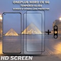Miniatyrbillede 2 af 5: 2-Pack ONEPLUS NORD CE Skærmbeskyttelse & 1-Pack linsebeskyttelse - Hærdet Glas 9H - Super kvalitet 3D