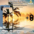 Miniatyrbillede 1 af 5: 2-Pack XIAOMI MI 11 Skærmbeskyttelse & 1-Pack linsebeskyttelse - Hærdet Glas 9H - Super kvalitet 3D