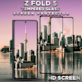 Miniatyrbillede 3 af 5: 2-Pack SAMSUNG GALAXY Z FOLD 5 Skærmbeskyttelse - Hærdet Glas 9H - Super kvalitet 3D