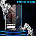 Miniatyrbillede 6 af 7: 2-Pack Google Pixel 7A Skærmbeskyttelse & 2-Pack linsebeskyttelse - Hærdet Glas 9H - Super kvalitet 3D