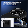 Miniatyrbillede 7 af 7: 2-Pack Xiaomi Redmi Note 14 Pro Skærmbeskyttelse & 2-Pack linsebeskyttelse - Hærdet Glas 9H - Super kvalitet 3D