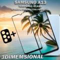 Miniatyrbillede 4 af 5: 1-Pack SAMSUNG A13 Skærmbeskyttelse & 1-Pack linsebeskyttelse - Hærdet Glas 9H - Super kvalitet 3D