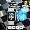 Miniatyrbillede 1 af 5: 2-Pack APPLE WATCH 44MM Skærmbeskyttelse - Hærdet Glas 9H - Super kvalitet 3D