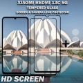 Miniatyrbild 2 av 5: 2-Pack XIAOMI REDMI 13C 5G Skärmskydd & 2-Pack linsskydd - Härdat Glas 9H - Super kvalitet 3D