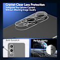 Miniatyrbild 7 av 7: 1-Pack OnePlus Nord CE4 Lite Privacy Skärmskydd & 1-Pack linsskydd - Härdat Glas 9H - Super kvalitet 3D