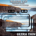 Miniatyrbillede 5 af 5: 2-Pack XIAOMI 11T Skærmbeskyttelse & 2-Pack linsebeskyttelse - Hærdet Glas 9H - Super kvalitet 3D