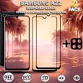 Miniatyrbillede 1 af 5: 2-Pack SAMSUNG A22 Skærmbeskyttelse & 1-Pack linsebeskyttelse - Hærdet Glas 9H - Super kvalitet 3D