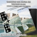Miniatyrbild 2 av 5: 2-Pack Samsung S21 Ultra (5G) Skärmskydd & 2-Pack linsskydd - Härdat Glas 9H - Super kvalitet 3D