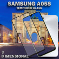 Miniatyrbild 4 av 5: Samsung Galaxy A05s - Härdat Glas 9H - Super Kvalitet 3D Skärmskydd