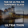 Pikkukuva 5 / 5: 2-Pack SAMSUNG GALAXY TAB S8 Näytönsuoja - Karkaistu Lasi 9H - Super laatu 3D