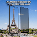 Miniatyrbild 3 av 6: 1-Pack Privacy Skärmskydd For Xiaomi 9C - Härdat Glas 9H - Super Kvalitet 3D