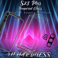 Pikkukuva 2 / 5: 2-Pack SAMSUNG S23 PLUS Näytönsuoja & 1-Pack linssinsuoja - Karkaistu Lasi 9H - Super laatu 3D