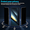 Pikkukuva 2 / 7: 1-Pack Xiaomi Poco F6 Privacy Näytönsuoja - Karkaistu Lasi 9H - Super laatu 3D