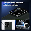 Miniatyrbillede 7 af 7: 2-Pack Motorola Edge 50 Ultra Skærmbeskyttelse & 2-Pack linsebeskyttelse - Hærdet Glas 9H - Super kvalitet 3D