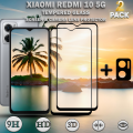 Pikkukuva 1 / 5: 2-Pack XIAOMI REDMI 10 Näytönsuoja & 1-Pack linssinsuoja - Karkaistu Lasi 9H - Super laatu 3D