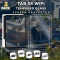 Pikkukuva 1 / 5: 2-Pack SAMSUNG GALAXY TAB S8 Näytönsuoja - Karkaistu Lasi 9H - Super laatu 3D