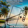 Miniatyrbillede 2 af 5: 1-Pack MOTOROLA EDGE 20 PRO Skærmbeskyttelse & 1-Pack linsebeskyttelse - Hærdet Glas 9H - Super kvalitet 3D