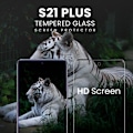 Pikkukuva 2 / 5: 1-Pack SAMSUNG S21 PLUS Näytönsuoja - Karkaistu Lasi 9H - Super laatu 3D