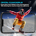 Miniatyrbild 3 av 7: 2-Pack Iphone 16E Privacy Skärmskydd - Härdat Glas 9H - Super kvalitet 3D