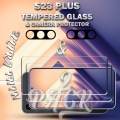 Pikkukuva 5 / 5: 2-Pack SAMSUNG S23 PLUS Näytönsuoja & 2-Pack linssinsuoja - Karkaistu Lasi 9H - Super laatu 3D