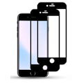 Pikkukuva 2 / 3: 2-Pack IPHONE 8 PLUS BLACK Näytönsuoja - Karkaistu Lasi 9H - Super laatu 3D
