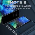 Pikkukuva 5 / 5: 1-Pack SAMSUNG GALAXY NOTE 8 Näytönsuoja - Karkaistu Lasi 9H - Super laatu 3D