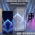 Miniatyrbillede 2 af 5: 2-Pack SAMSUNG S24 ULTRA Skærmbeskyttelse & 1-Pack linsebeskyttelse - Hærdet Glas 9H - Super kvalitet 3D