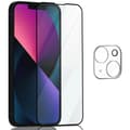 1-Pack Iphone 13 Näytönsuoja & 1-Pack linssinsuoja - Karkaistu Lasi 9H - Super laatu 3D