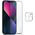 Miniatyrbillede 1 af 7: 1-Pack Iphone 13 Skærmbeskyttelse & 1-Pack linsebeskyttelse - Hærdet Glas 9H - Super kvalitet 3D