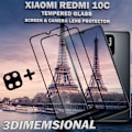 Miniatyrbillede 4 af 5: 2-Pack XIAOMI REDMI 10C Skærmbeskyttelse & 1-Pack linsebeskyttelse - Hærdet Glas 9H - Super kvalitet 3D