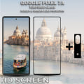 Miniatyrbild 2 av 5: 1-Pack GOOGLE PIXEL 7A Skärmskydd & 1-Pack linsskydd - Härdat Glas 9H - Super kvalitet 3D
