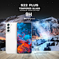 Pikkukuva 2 / 5: 2-Pack SAMSUNG S22 PLUS Näytönsuoja - Karkaistu Lasi 9H - Super laatu 3D