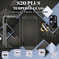 Miniatyrbillede 1 af 5: 1-Pack SAMSUNG S20 PLUS Skærmbeskyttelse & 1-Pack linsebeskyttelse - Hærdet Glas 9H - Super kvalitet 3D
