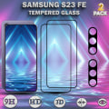 Miniatyrbillede 1 af 5: 2-Pack SAMSUNG S23 FE Skærmbeskyttelse & 2-Pack linsebeskyttelse - Hærdet Glas 9H - Super kvalitet 3D