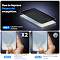 Miniatyrbillede 3 af 7: 1-Pack Samsung S25 Edge Privacy Skærmbeskyttelse - Hærdet Glas 9H - Super kvalitet 3D