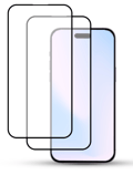 2-Pack IPHONE 15 PRO Skærmbeskyttelse - Hærdet Glas 9H - Super kvalitet 3D IPHONE 15 PRO