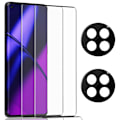 Miniatyrbillede 1 af 7: 2-Pack Oneplus 11R Skærmbeskyttelse & 2-Pack linsebeskyttelse - Hærdet Glas 9H - Super kvalitet 3D