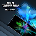 Pikkukuva 2 / 5: 2-Pack SAMSUNG S21 FE Näytönsuoja - Karkaistu Lasi 9H - Super laatu 3D